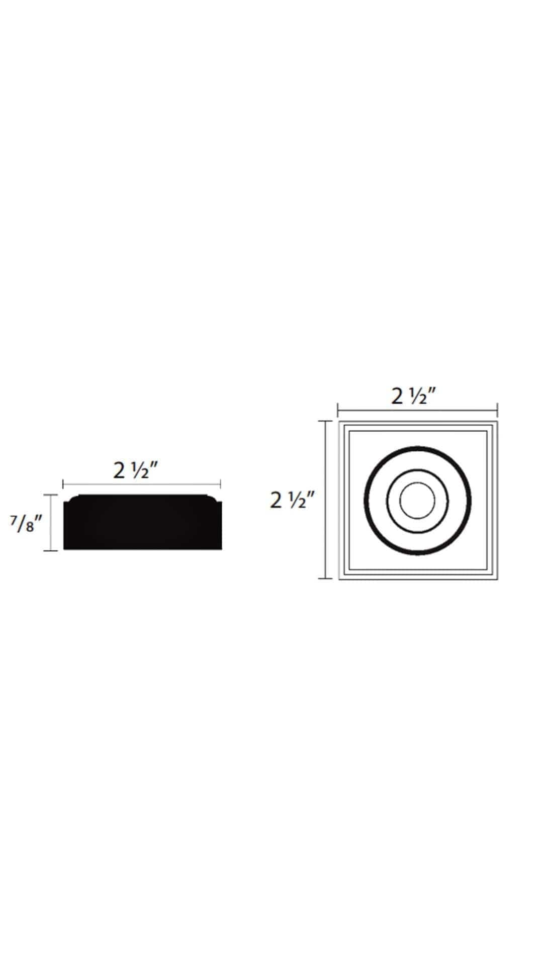 MOULDING ROSETTE - CALL FOR QUOTE!