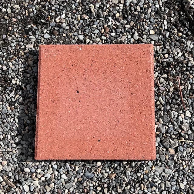 Patio Squares 12" Red
